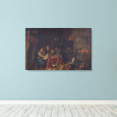 Die Moneylenders Leinwanddruck (Insitu (Holzboden))