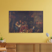 Die Moneylenders Leinwanddruck (Insitu (Wohnzimmer))