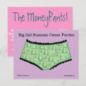 Die Moneypants BGBOP's. Postkarte (Vorne/Hinten)