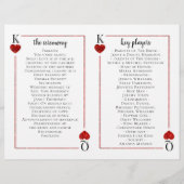 Die Mongram Playing Card Wedding Collection (Rückseite)