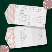 Die Mongram Playing Card Wedding Collection All In One Einladung