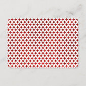 Die Mongram Playing Card Wedding Collection Begleitkarte (Rückseite)