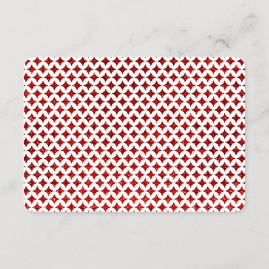 Die Mongram Playing Card Wedding Collection Begleitkarte (Rückseite)