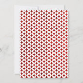 Die Mongram Playing Card Wedding Collection Dankeskarte (Rückseite)