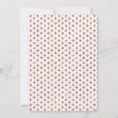 Die Mongram Playing Card Wedding Collection Einladung (Rückseite)