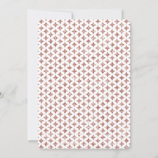 Die Mongram Playing Card Wedding Collection Einladung (Rückseite)