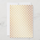 Die Mongram Playing Card Wedding Collection Einladung (Rückseite)