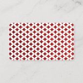 Die Mongram Playing Card Wedding Collection Platzkarte (Rückseite)