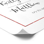 Die Mongram Playing Card Wedding Collection Poster (Ecke)