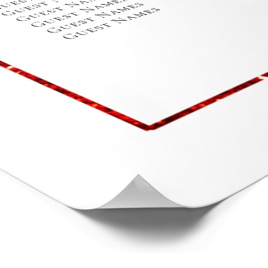 Die Mongram Playing Card Wedding Collection Poster (Ecke)