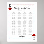 Die Mongram Playing Card Wedding Collection Poster (Vorne)