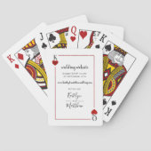 Die Mongram Playing Card Wedding Collection Spielkarten (Rückseite)
