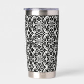 Die monochrome Blütenflasche Thermobecher (Rechts)