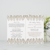 Die monochrome Fern Woodland Wedding Collection (Stehend Vorderseite)