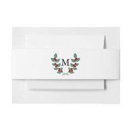 Die Monogram Berry Bush Wedding Collection Einladungsbanderole