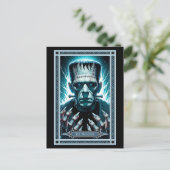 Die Monster-Tarot-Karte Frankensteins Postkarte (Stehend Vorderseite)