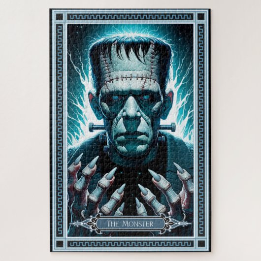 Die Monster-Tarot-Karte Frankensteins Puzzle (Vertikal)