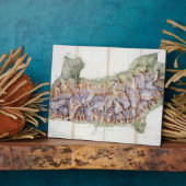 Die Mont-Blanc-Kette, aus einer aktuellen Erhebung Fotoplatte (Seite)