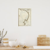 Die Monterey Bay und die Halbinsel Poster (Küche)