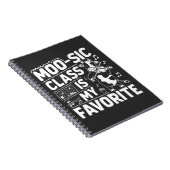 Die Moo-sic Class ist meine Lieblings-Funny-Moo-Ku Notizblock (Rechte Seite)