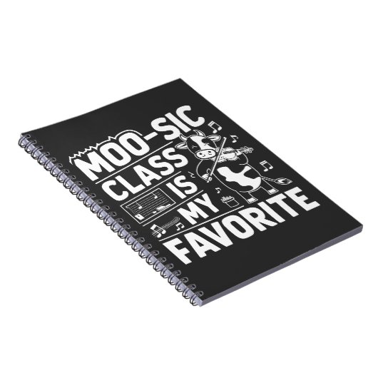Die Moo-sic Class ist meine Lieblings-Funny-Moo-Ku Notizblock (Rechte Seite)