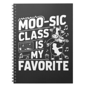 Die Moo-sic Class ist meine Lieblings-Funny-Moo-Ku Notizblock