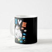 Die Moomins Liebe Schnorchelmädchen Blumenbeet Kaffeetasse (Vorderseite Links)