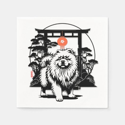 DIE MOON GATE Chow Serviette (Vorderseite)