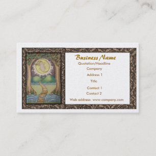 Die Moon Tarot Business Card Visitenkarte
