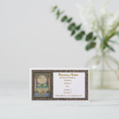 Die Moon Tarot Business Card Visitenkarte (Stehend Vorderseite)