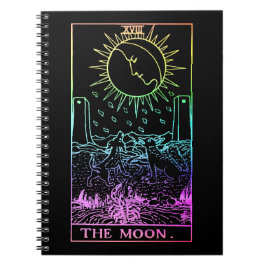 Die Moon Tarot Card Notizblock