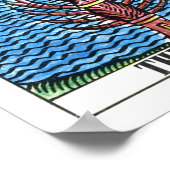 Die Moon Tarot Card Poster (Ecke)