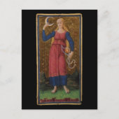 Die Moon Tarot Card Postkarte (Vorderseite)