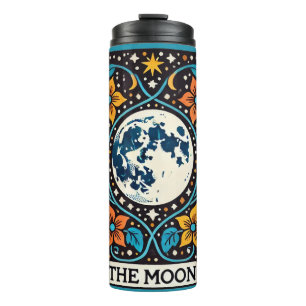 Die Moon Tarot Card Vollmond Luna Thermosbecher