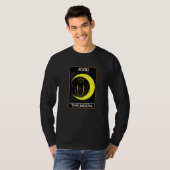 Die Moon-Tarot-Karte mit Cat T-Shirt (Vorne ganz)