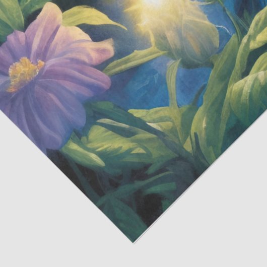 Die Moonlight Butterfly Serie Design 13 Seidenpapier (Ausschnitt)