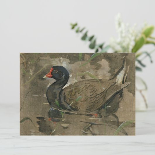 Die Moorhen | Joseph Crawhall (Stehend Vorderseite)