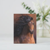 Die Morgan Horse Postkarte (Stehend Vorderseite)