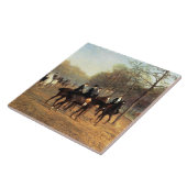 Die Morgen-Fahrt, faule Reihe, Hyde Park, 1894 (Öl Fliese (Seite)