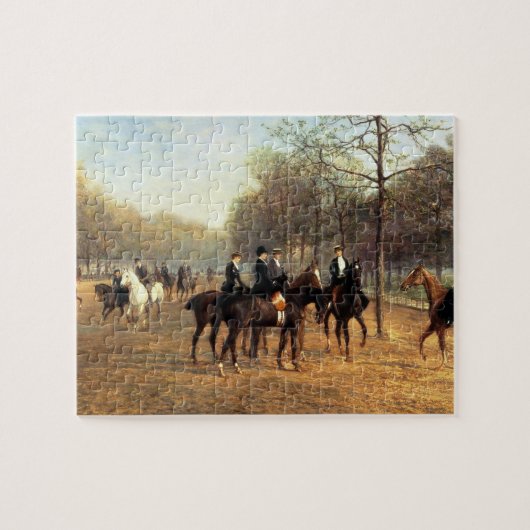 Die Morgen-Fahrt, faule Reihe, Hyde Park, 1894 (Öl Puzzle (Horizontal)
