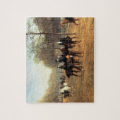 Die Morgen-Fahrt, faule Reihe, Hyde Park, 1894 (Öl Puzzle (Vertikal)