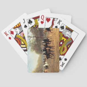 Die Morgen-Fahrt, faule Reihe, Hyde Park, 1894 (Öl Spielkarten