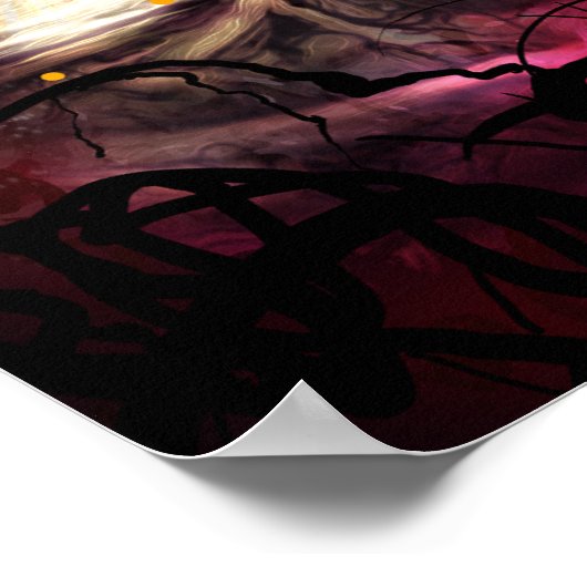 Die Morgendämmerung bricht durch Poster (Ecke)