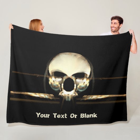 Die Morgendämmerung des Menschen Fleecedecke (Beispiel)