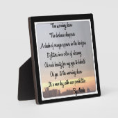 Die Morgendämmerung Fotoplatte (Vorderseite)