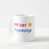 Die Morgendämmerung Kaffeetasse (Vorderseite Links)