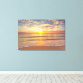 Die Morgensonne am Meer Leinwanddruck (Insitu (Holzboden))