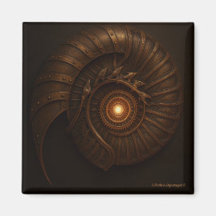 Die Morgenspirale - Artefact steampunk - Magnet