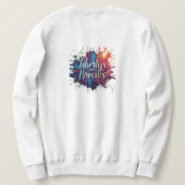 Die Morgenstunden der Freiheit brechen Sweatshirt (Design Rückseite)