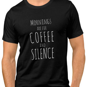 Die Morgenstunden sind für Kaffee & Stille - lusti Tri-Blend Shirt